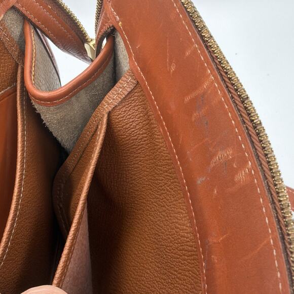 Vintage Dooney & Bourke, Leather Satchel Shoulder Bag All-Weather Leather Purse - Picture 14 of 16